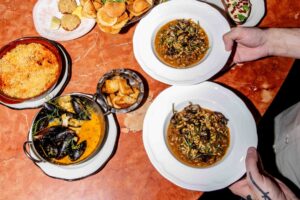 Dishes from Corsica Restaurant