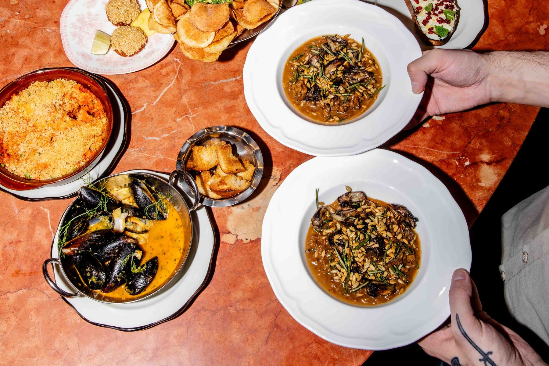 Dishes from Corsica Restaurant