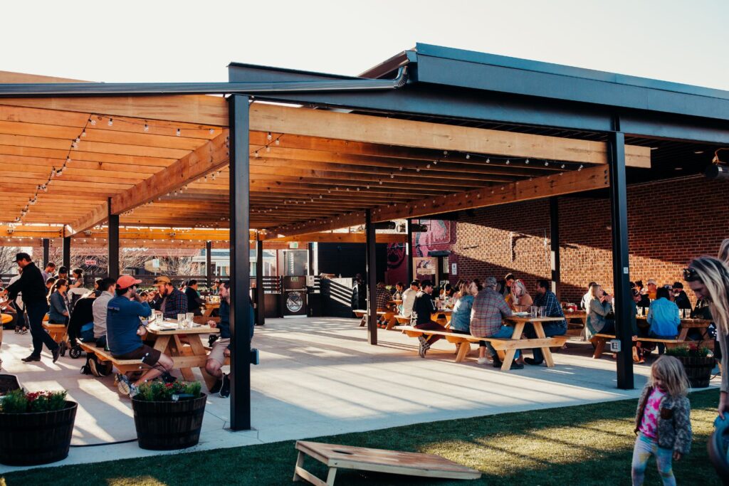 Patio for Hops & Pie