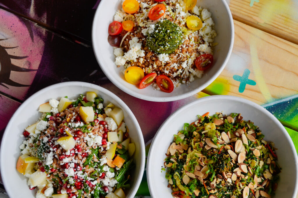 Green Seed Salads at Denver Central Market