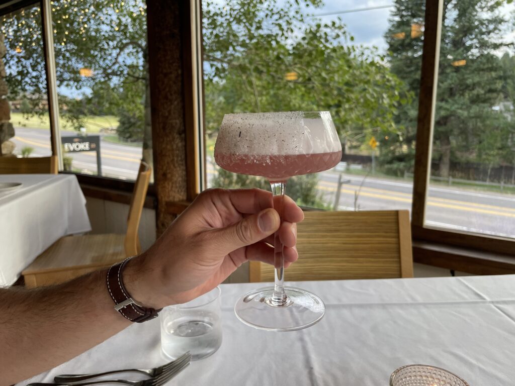 Toasting a drink at Evoke 1923